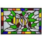 Handcrafted Beveled Stained Window Glass Multi Color