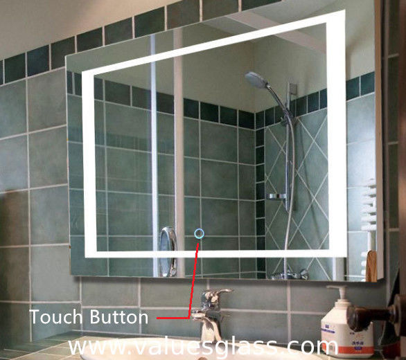 Led Illuminated Bedroom Mirrors Custom Size Bathroom Mirror With Lights