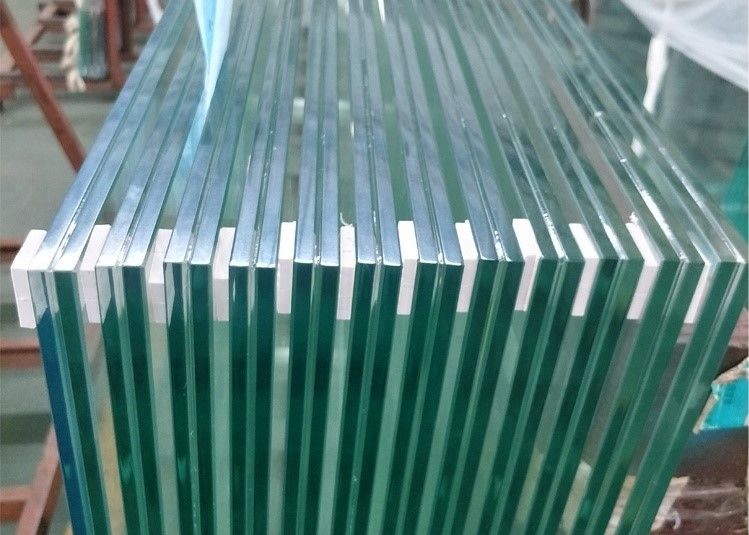 PVB Colored Laminated Glass Clear Toughened Flat Curved 6mm to 40mm