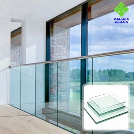 8mm 10mm 12mm Balstrade Glass Shower Glass , Tempered Glass For Doors And Windows