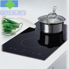 Heat Resistant Ceramic Glass Panels Low Expansion Coefficient For Induction Cooker
