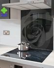 Stove High Temperature Ceramic Glass Panels , Ceramic Glass Sheet Solid Structure