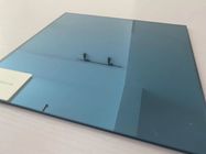 8mm Tinted Blue Polycarbonate  Laminated Glass Sheets impact resistant