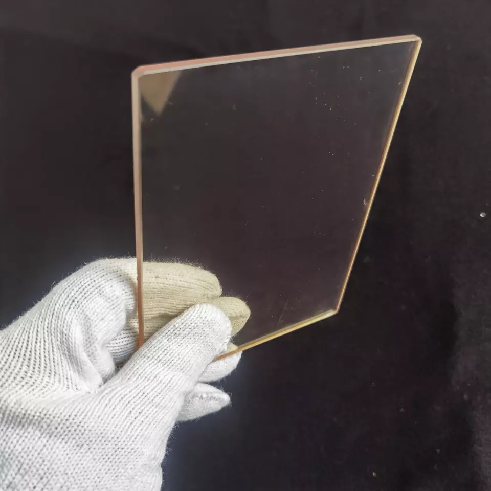 Transparent High Heat Resistant Ceramic Glass Panels For Fireplace Door