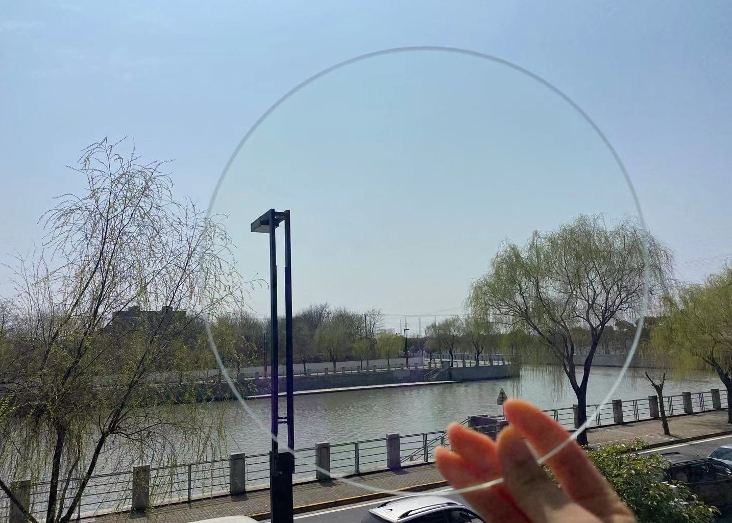 1.1mm Intelligent Touch Switch Non Reflective Tempered Glass Cut To Size