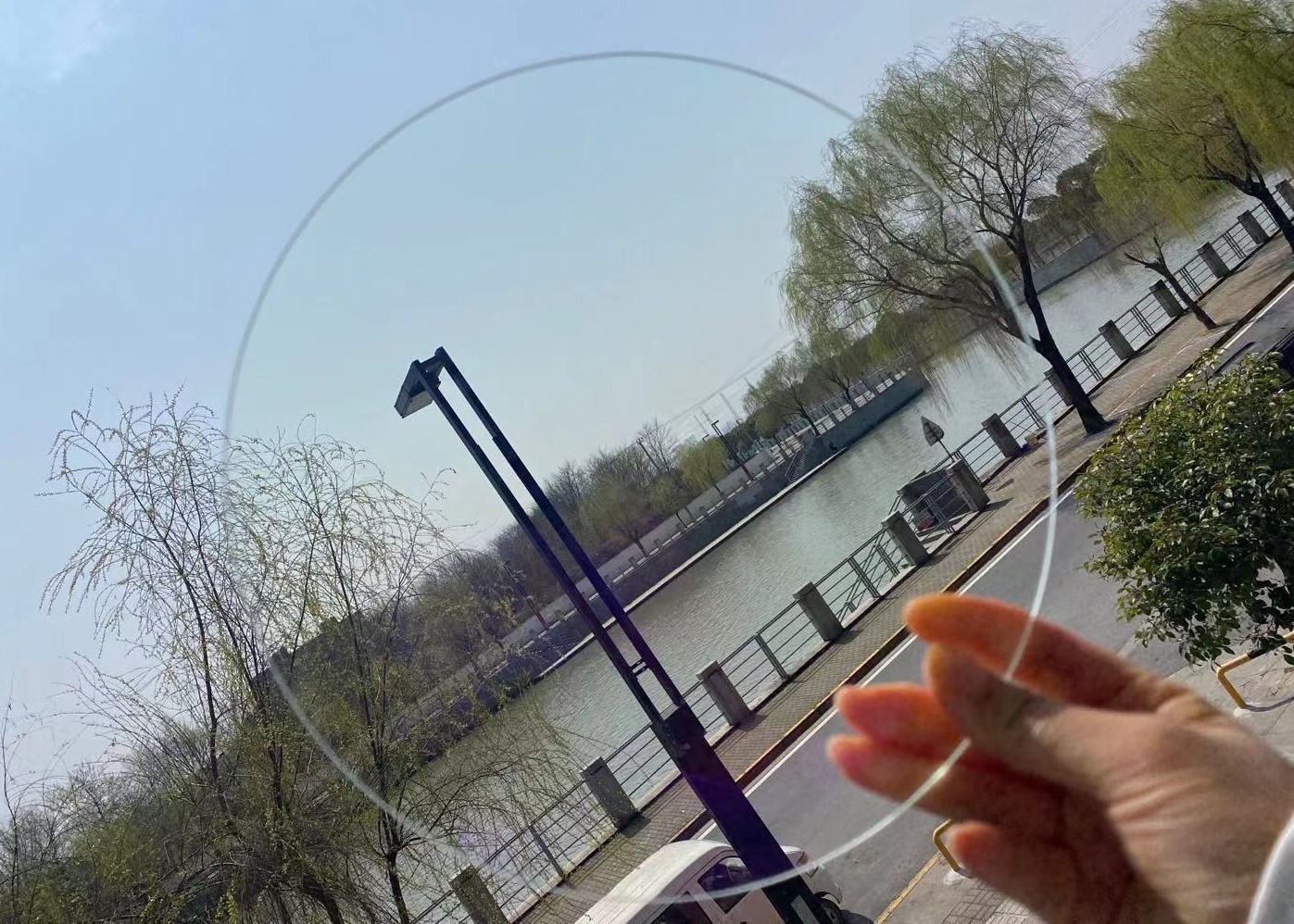 1.1mm Intelligent Touch Switch Non Reflective Tempered Glass Cut To Size