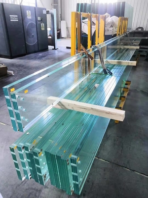 3 Layer Tempered Laminated Glass Sheets For Building Thickness 48.04mm