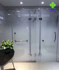 Safety Frosted Fading Glass Single Glass Raw Material For Shower Room