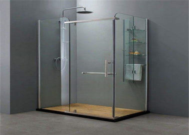 Customized Clear Toughened Glass , Bathroom Shower Glass Shower Enclosure
