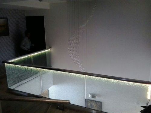 SGCC Transparent  Flashing 10.38mm  Led Illuminated Glass Panels