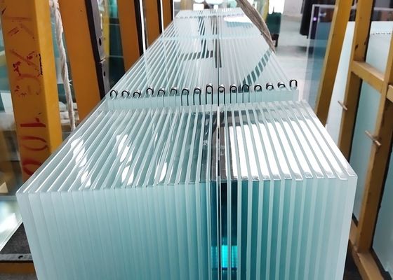 Opaque 3.2mm Sandblasted Frosted Tempered Glass Panels