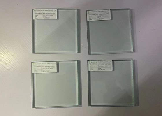 EVA 10mm Flat Shape Opaque Mirror Laminated Glass Sheets